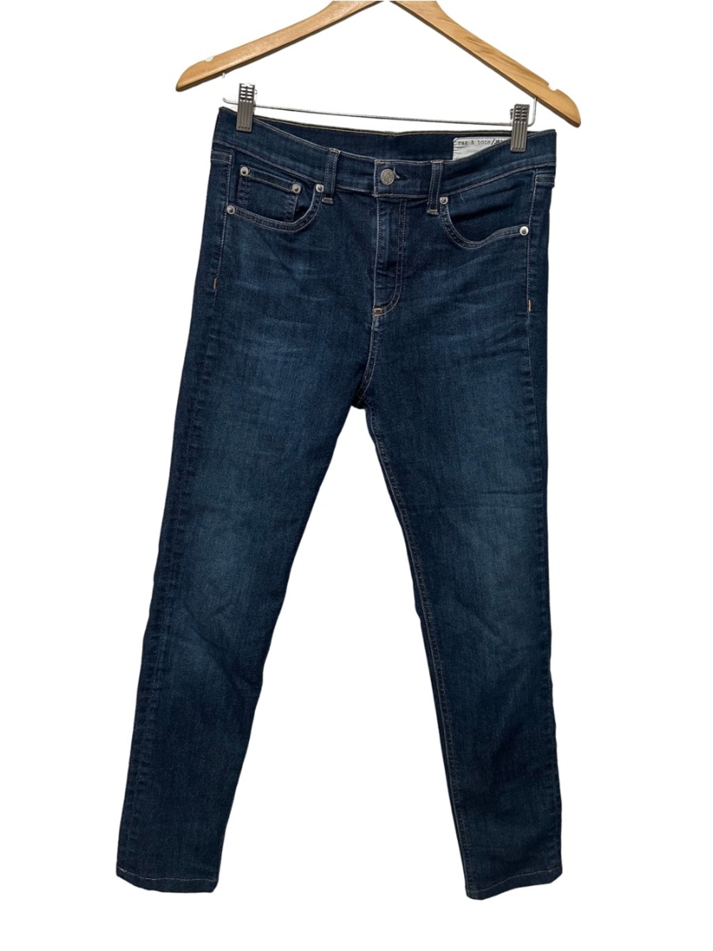 Rag & Bone/JEAN Dark Wash Skinny Jeans — Size 28